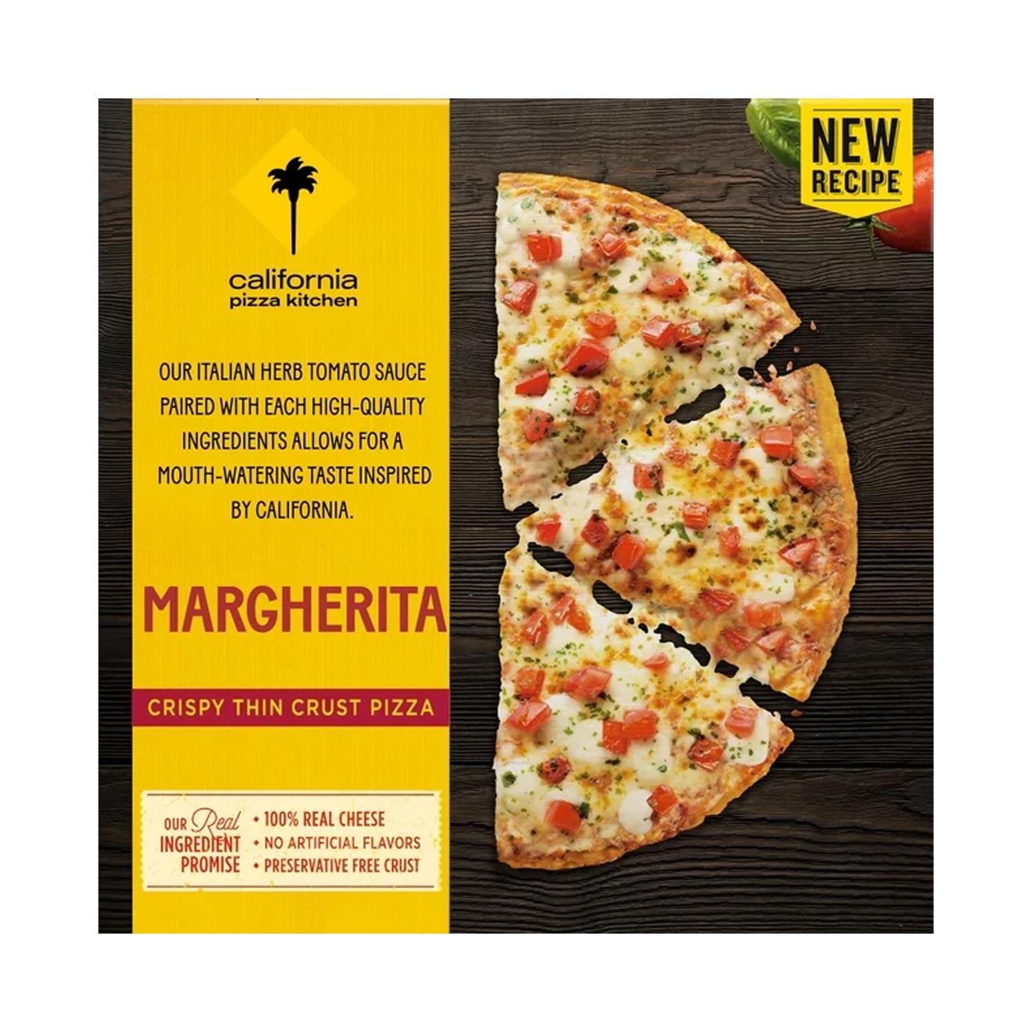 California Pizza Kitchen Margherita, Crispy Thin Crust Pizza, 15.5 oz