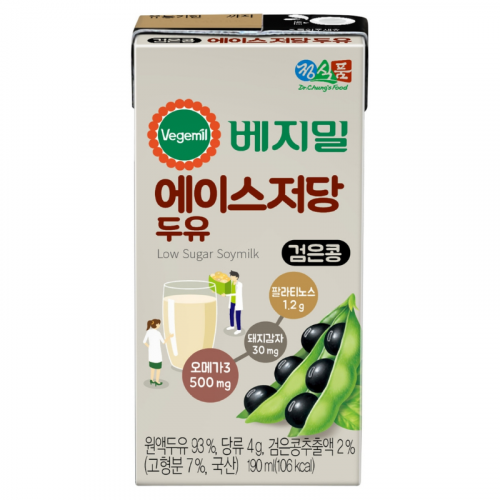 Vegemil Ace Low Sugar Soymilk | 베지밀 에이스 저당 두유