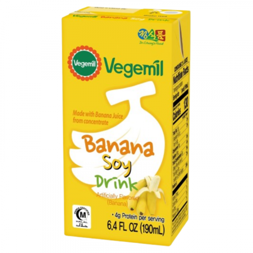 Vegemil Banana Soymilk | 베지밀 입안가득 바나나 두유
