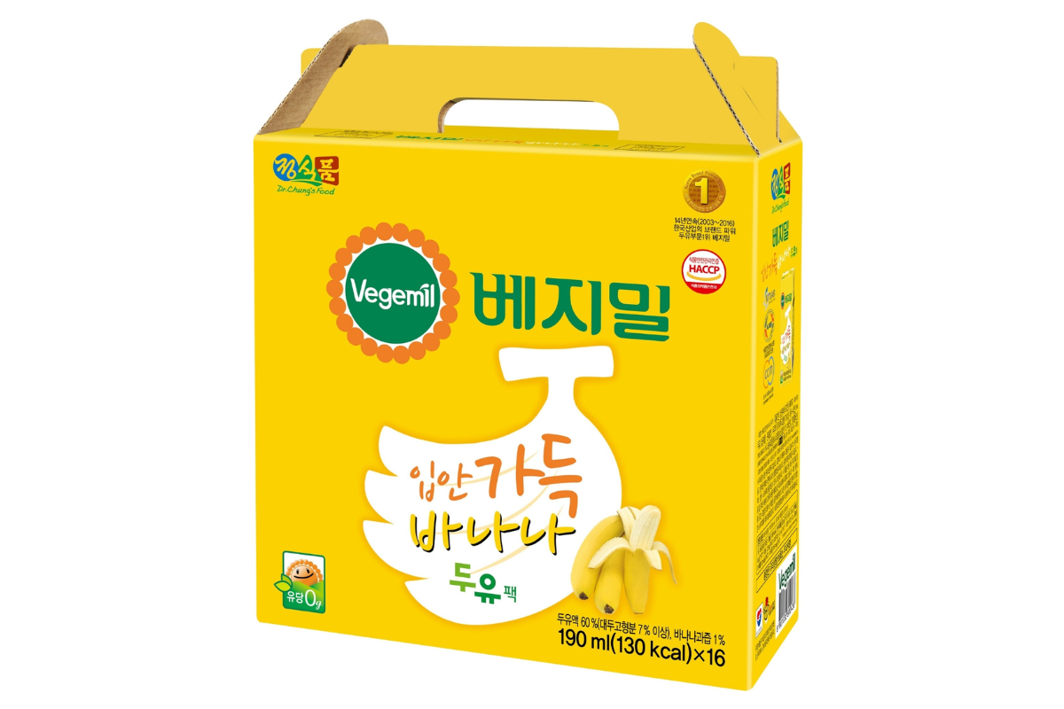 Vegemil Banana Soymilk | 베지밀 입안가득 바나나 두유 - Image 2